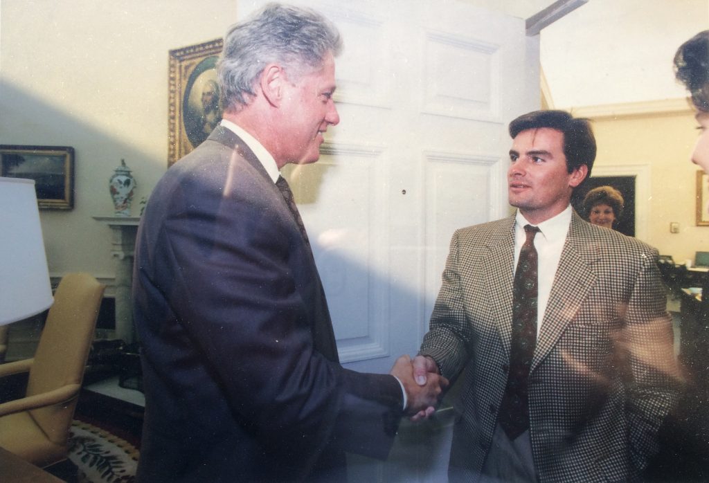 President (then Governor) with Ricky Kesterson